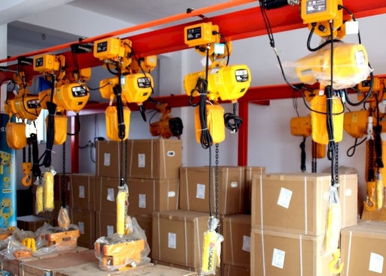 Bloque de cadena eléctrico de ISO9001 500lb 1000lb con la suspensión fija del gancho