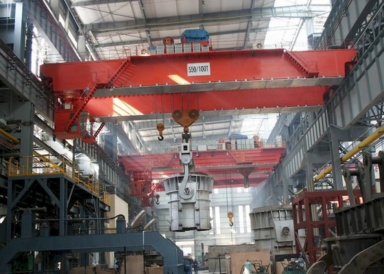 tipo puente de 16/3.2t QDY de viga del doble que echa a Crane In Heavy Duty Plant