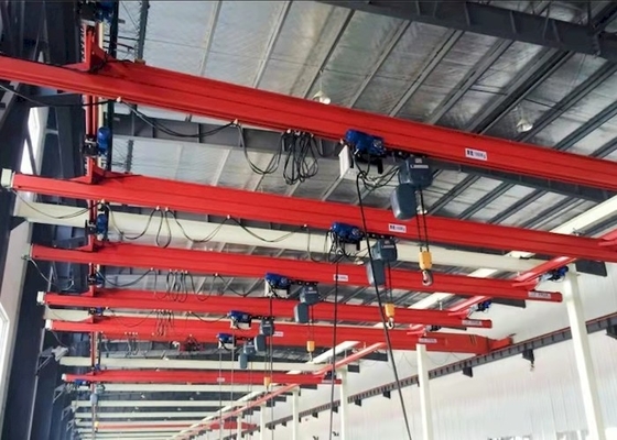 Grúa de SANTO 2 Ton Semi Automatic KBK Crane Flexible Double Girder Suspension