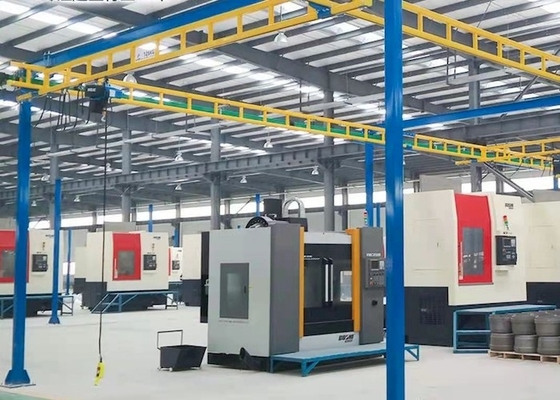 la operación flexible KBK Crane Workstation 2T de 380V 50Hz incluyó la grúa de la pista