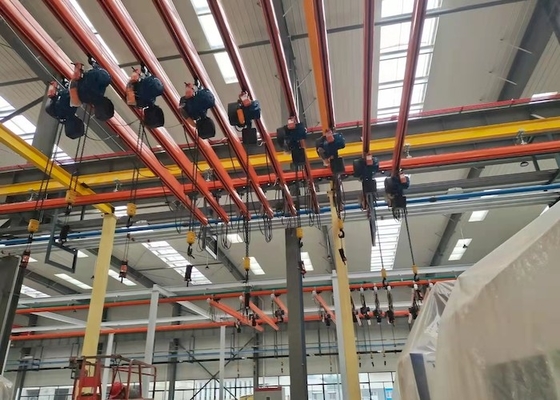 Ningún puente manual Crane Low Deadweight Smooth Operation del ruido A3 KBK