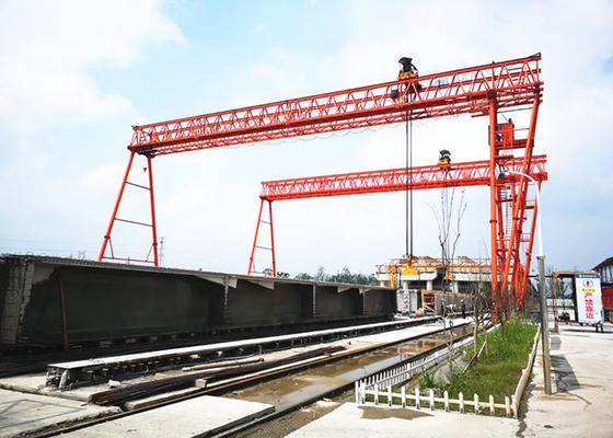 construcción Crane Equipment de la altura de la elevación del 18m 20-900 Ton Box Girder Crane