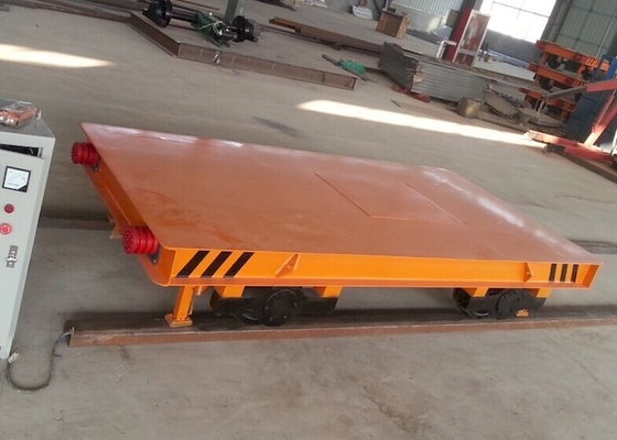 Carro eléctrico resistente modificado para requisitos particulares de la transferencia en el carril 10 Ton To 100 Ton Transfer Cart