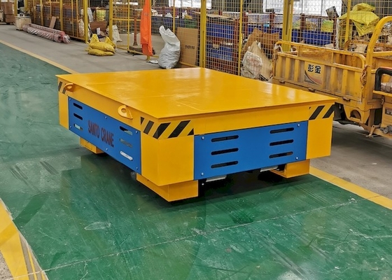 Carro eléctrico de la transferencia del carril ajustable de P18 P50 QU100 para el transporte material