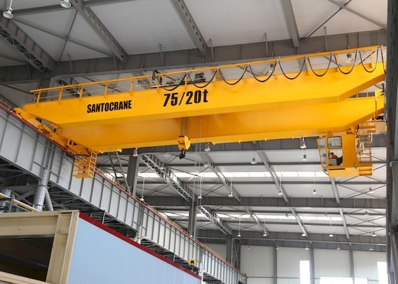 ODM europeo de Ton Bridge Crane de la grúa de arriba 20 de la viga simple o doble del CE