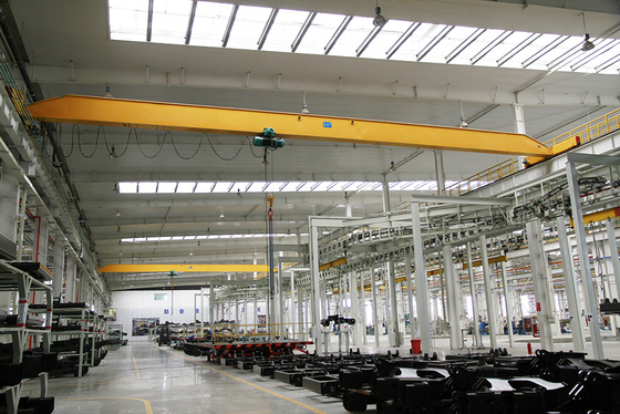 Altura amarilla CD1 MD1 de la elevación de los 6m a del 18m EOT Crane For Workshop de 3 toneladas