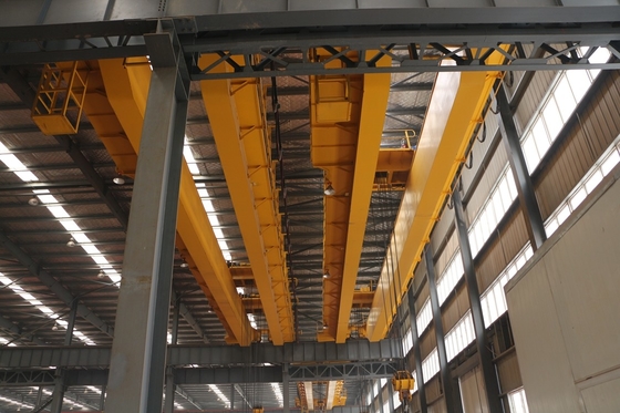Tipo grúa de arriba 50Ton de la LH de la viga doble eléctrica del móvil con la carretilla eléctrica