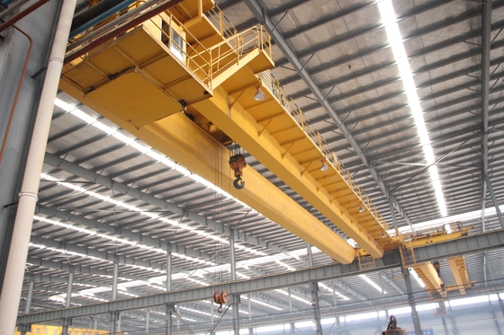 Tipo grúa de arriba 50Ton de la LH de la viga doble eléctrica del móvil con la carretilla eléctrica