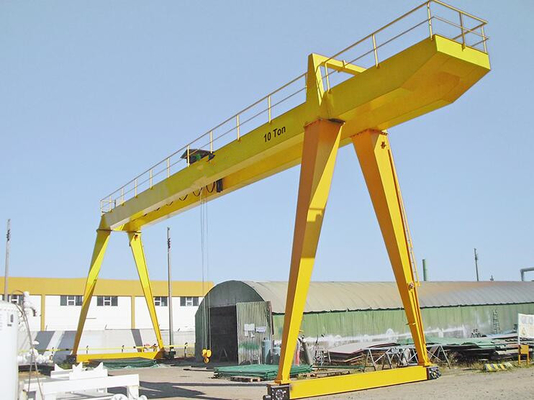 La elevación de piedra del granito y de mármol utiliza el pórtico doble Crane Heavy Duty de la viga
