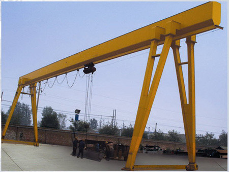 Pórtico motorizado solo haz Crane Santo Crane 10t con el alzamiento eléctrico