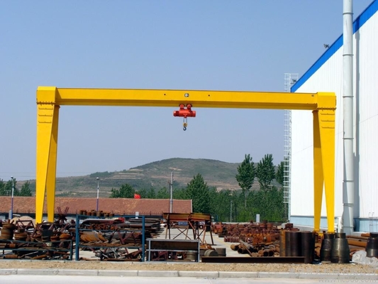 Pórtico motorizado solo haz Crane Santo Crane 10t con el alzamiento eléctrico