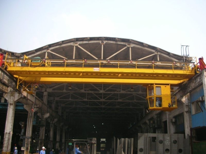 Viga doble Crane Heavy Duty Box Type que viaja de arriba eléctrico