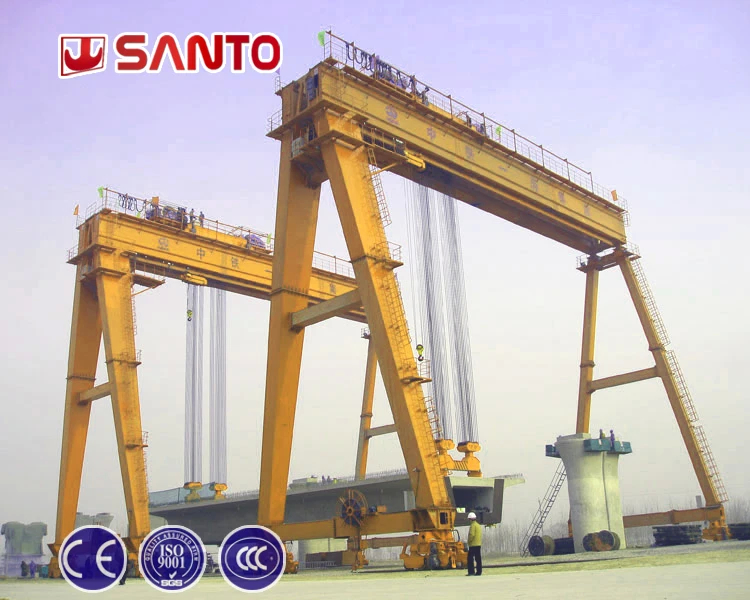 Equipo superior de grúa de construcción Amarillo/rojo Carga de elevación de 10 a 75 t Alturas de elevación de 6 a 18 m