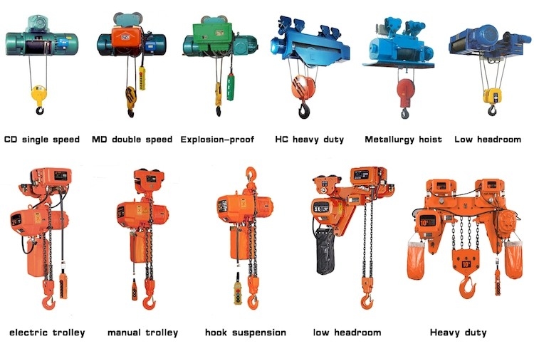 SANTO 10T 0.3-8m/Min Electric Wire Rope Winch con teledirigido inalámbrico