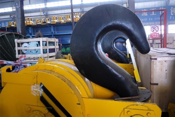 El alzamiento de arriba de tipo europeo del pórtico forjó el doble Crane Hook del bloque que C formó