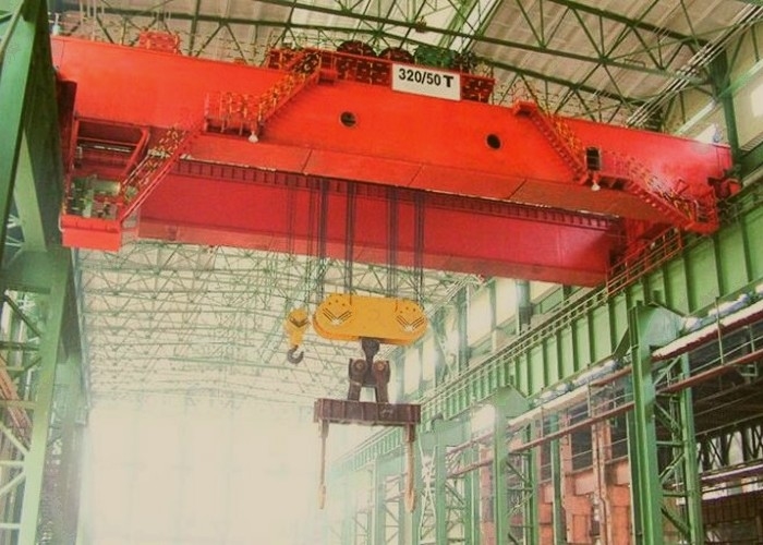 Grúa de elevación de fundición del taller de JB T7688 125/32-320/80 Ton Steel Mill Crane Metal