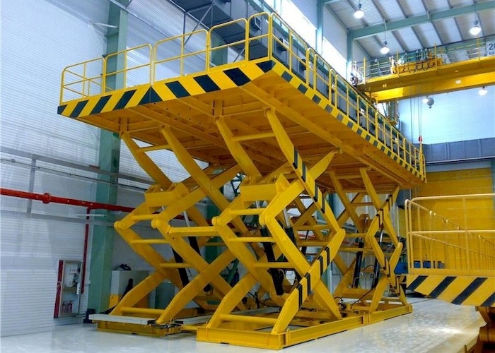 1000kg al establo 3000kg hidráulico Scissor la elevación en líneas de montaje de la fábrica