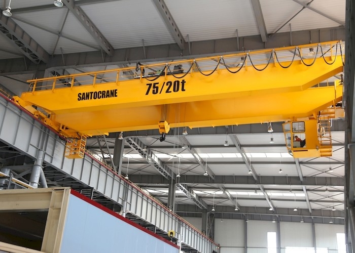 ODM europeo de Ton Bridge Crane de la grúa de arriba 20 de la viga simple o doble del CE